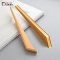 Oukali Sales Reasonable Price Gold Grey Matte Black Wardrobe Cabinet Handles Aluminum Alloy Handle