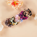 16/19/22mm Mini Printing Silk Hair Scrunchies for Women Custom Size Soft Hair Care Scrunchies Elastic Hair Bands