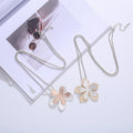 TongLing Unisex Retro Long Sweater Necklace Vintage Gold Plated Flower Necklace for Wholesale European Retro Style for Gift