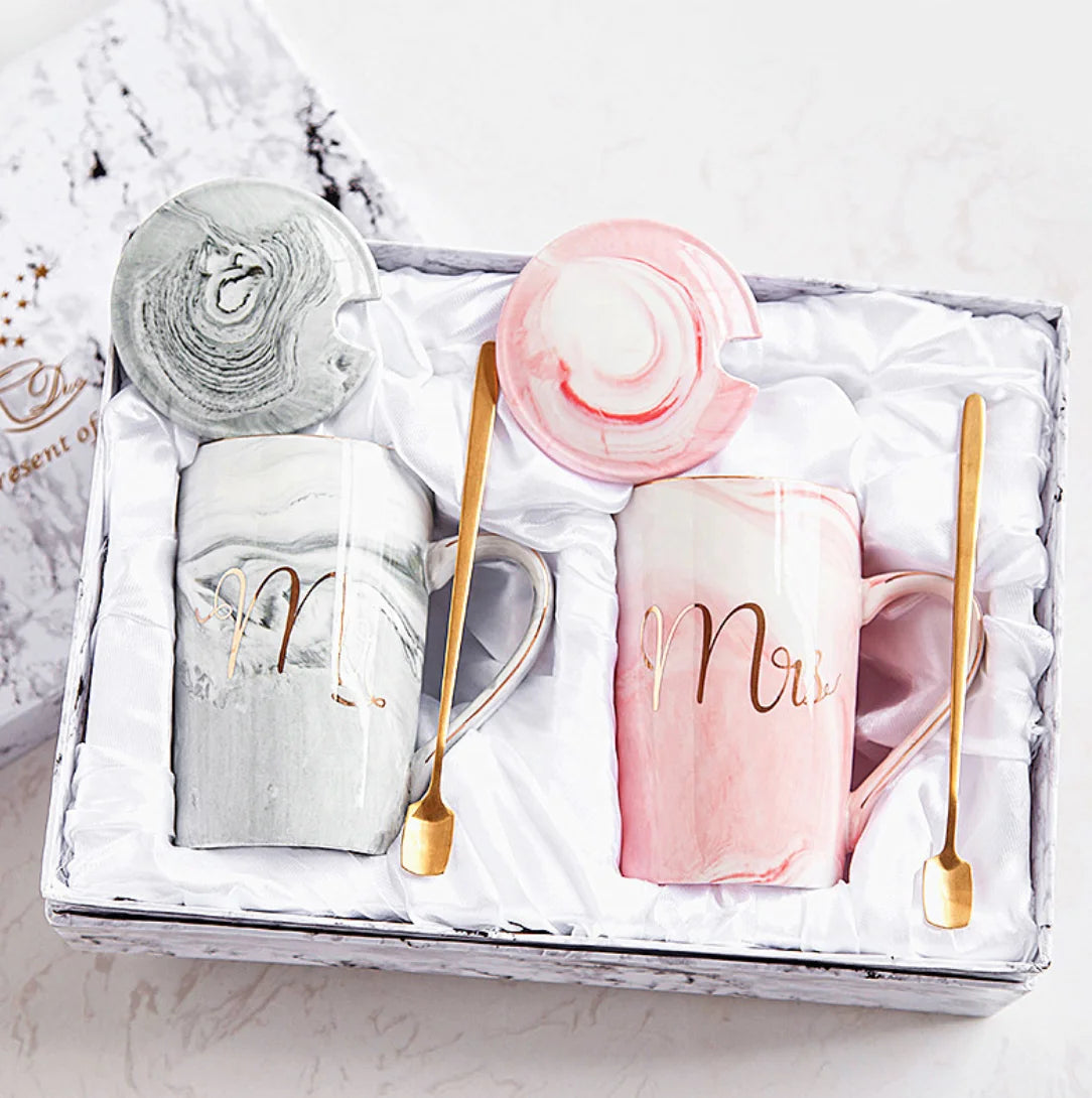 Mugs Coffee with Spoon Ceramic White Gift Accessories Box Style Packing Cheap Coffee Mugs