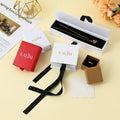 Portable Drawer Jewelry Box for Custom Logo Branding and Boutique Identity Magnetic Sliding Rigid Cardboard Gift Case