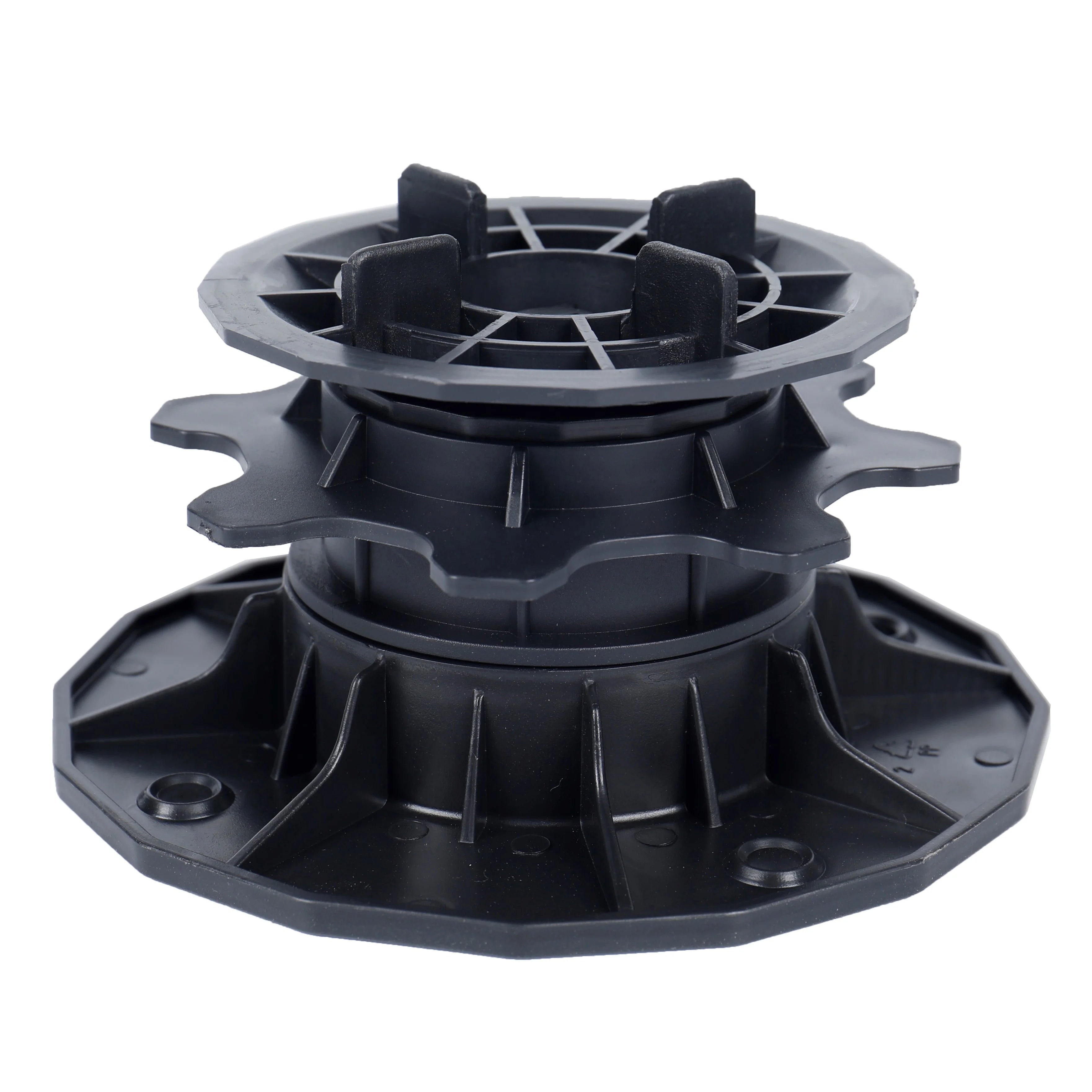 Self-Leveling Plastic Raised Floor Adjustable Pedestal Paver Tiles Support XF-T203D 75-110 mm