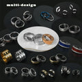 Hot Selling Simple Rings Pin Charms Ring Statement Multi-Design Finger Women Men Accessories Big Sales Random Design
