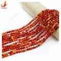 6mm 8mm 10mm Red Pattern Agate Raw Wealth Colorful Mix Semi Precious Earrings Healing Natural Stone and Crystal Craft Loose Bead