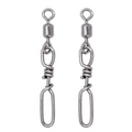 Fishing Swivel Tackle Accessories Connector Brass Figure 8 Ring Stainless Steel Fishing Swivel Pin