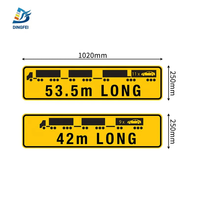 AU Reflective Hazard Signs Road Train Sign Reflective Rear Marker Truck Rear Signs