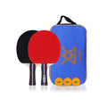 Loki Professional Wood Table Tennis Set Ping Pong Bat Set 3balls Hot Sale Low Price Tennis Table Racket Suitable for Beginners