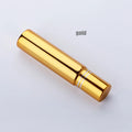 Electroplated Gold Silver Black Oil Roll on Cosmetic Packaging 10ml Empty Refillable Glass Perfume Roller Bottle