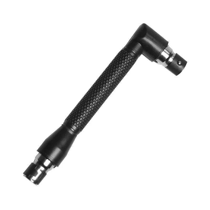L-shaped 1/4 Hexagonal Screwdriver Bit 90 Degree Double Head Handle Black 6.35 Wrench 10pc Yellow Tape Screwdriver Bit Tool Set