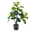 90cm Large Artificial Green Banyan Plant Outdoor Courtyard and Hall Ornamental Home Decor Potted Simulation Plants with Pot