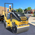 Construction Machinery Mini Road Roller Small Walk Behind Double Drum Hydraulic Vibratory Road Roller