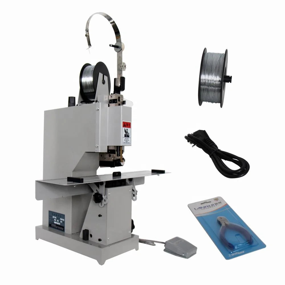 WS-601 Single Head Saddle Flat Stapler Binding Machine  Wire Stitching Machine