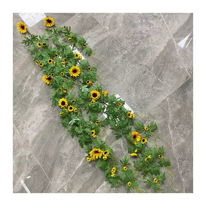 Sunflower Wall Hanging  Plant Dekoration Flower Vine