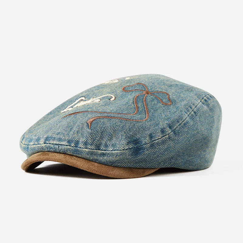 Vintage Riding Trucker Beret Hats Street Wear Cowboy Cap Man Women Ivy Hat
