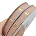 Custom Gold Foil 3d Embossed Printed Gift Polyester Satin Ribbon with logo L001