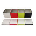 Luxury Food Tea Packaging Metal Tin  Can Box/black square Tea Container Tin/can Golden Tea Candy Jar