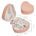 Custom Portable Jewelry Box Pu Leather Travel Jewellery Organizerc Case Small Storage Necklace Box