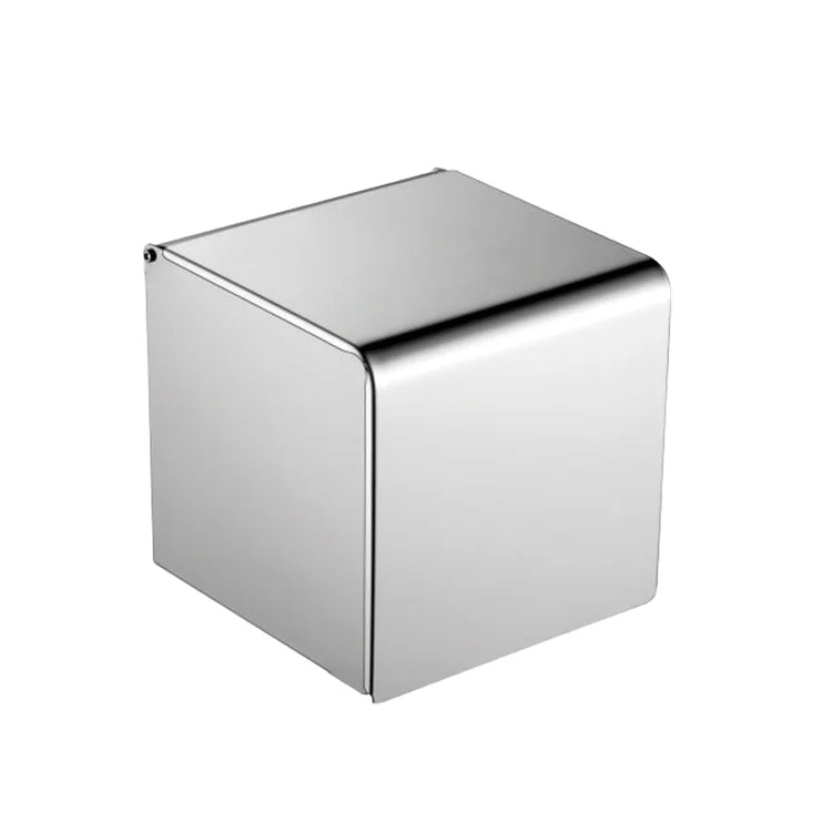 KEGAO HF-AK18 Modern Hotel Bathroom Wall Mounted Stainless Steel Toilet Paper Holder Square Tissue Box Dispenser Waterproof