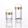 High-Grade Customized Empty Capsule Plastic Acrylic Bottle 5ml to 60ml Capacities 15g Capacity Food Grade for Pills Custom LOGO