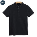 Unisex Men's Short Sleeve Yarn-Dyed Solid Knitted Fabric Anti-Wrinkle s Embroidered Blank Golf s Direct Factory