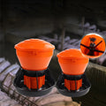 Pig Farming Equipment Adjustable Feeding Trough 5kg/15kg Plastic Automatic Pig  Food Feeder