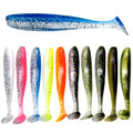 SEASKY 5.5CM Worm 30pcs /box T Tail Swing Grub Freshwater Bass Fishing Soft Plastic Lure