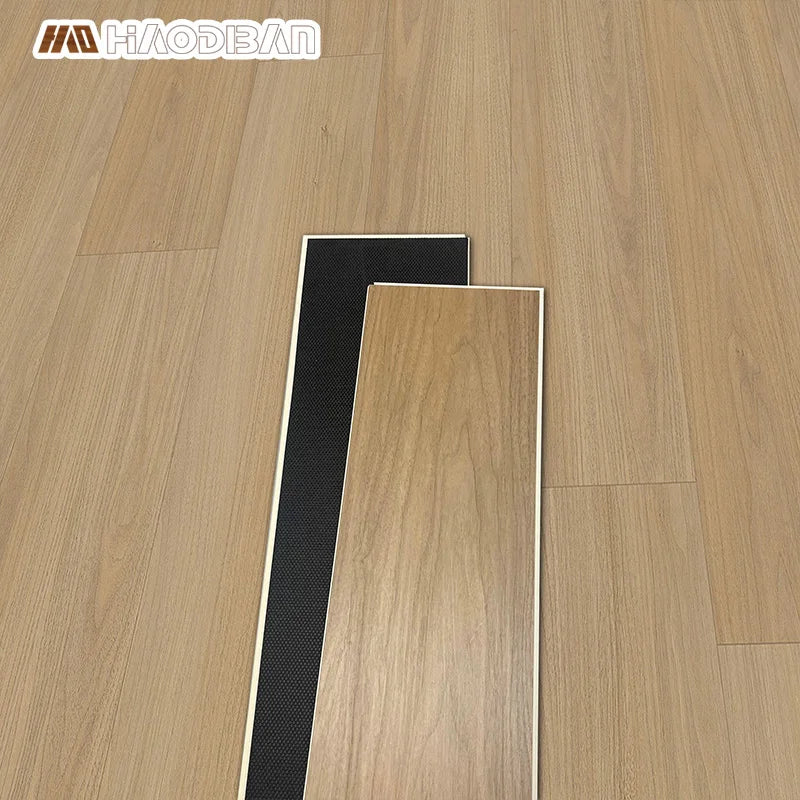 Custom Foam Backed Anti-Slip SPC LVT Flooring with Click Lock Installation for Hotel Use and Graphic Design Solutions