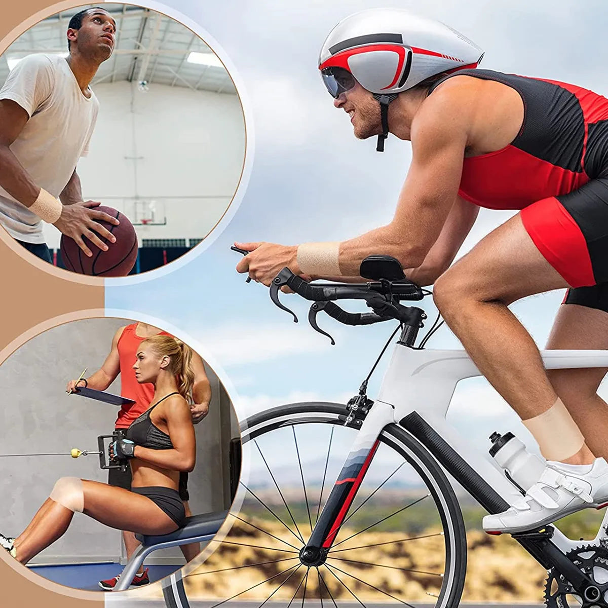 7cm*27m Ready to Ship Pu Foam Bandage Prewrap Athletic Tape