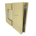 Condibe Stainless Steel Glass Door Brush Gold Pivot Hinge