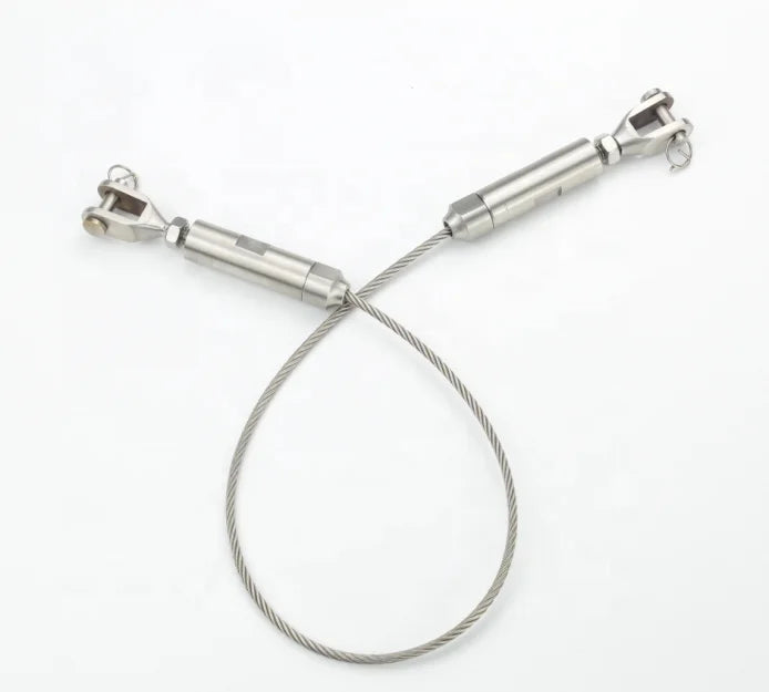 Modern Swageless Stainless Steel Cable Tensioner Clamp Hardware Easy DIY Installation for 3-6mm Cable Railing Systems 5 Year