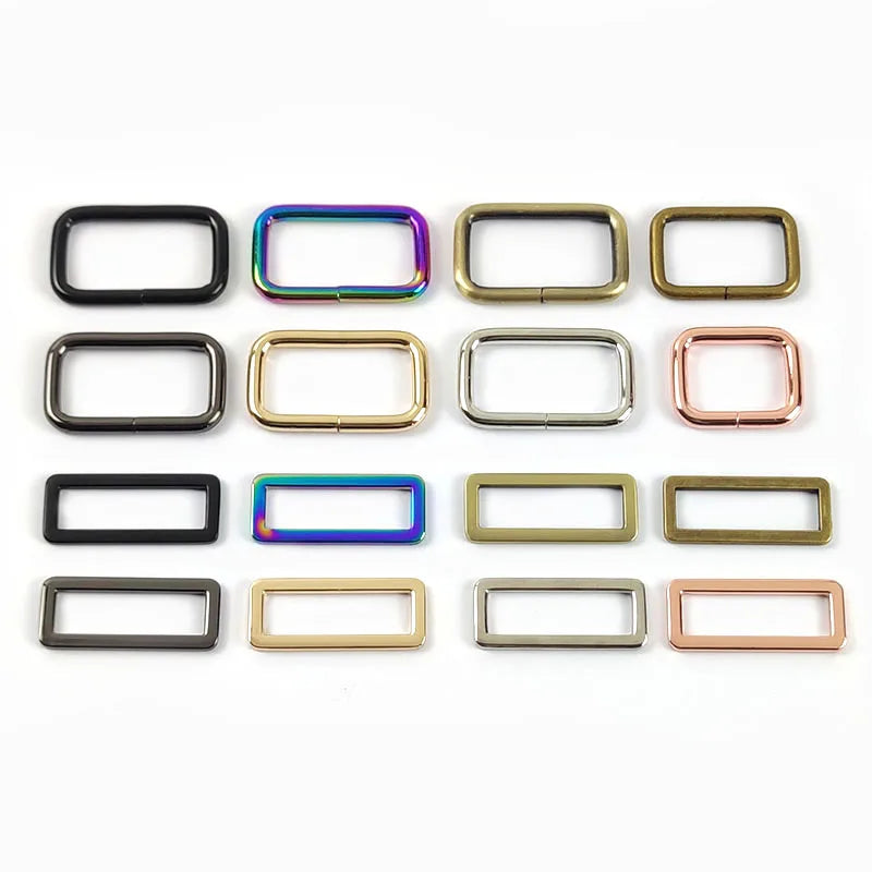 Deepeel F5-16 16-50mm Handbag Accessories Bag Strap Adjustable Buckles Backpack Connector Clasp Square Ring Buckle