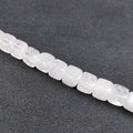 New Wholesale Little Cube Shape Natural Clear Quartz Cube Stone Beads for Bracelet 2025
