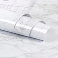 Jinyi Marble PVC Kitchen Cabinet White Black Design Waterproof Decor Contact Paper Self Adhesive Wallpaper