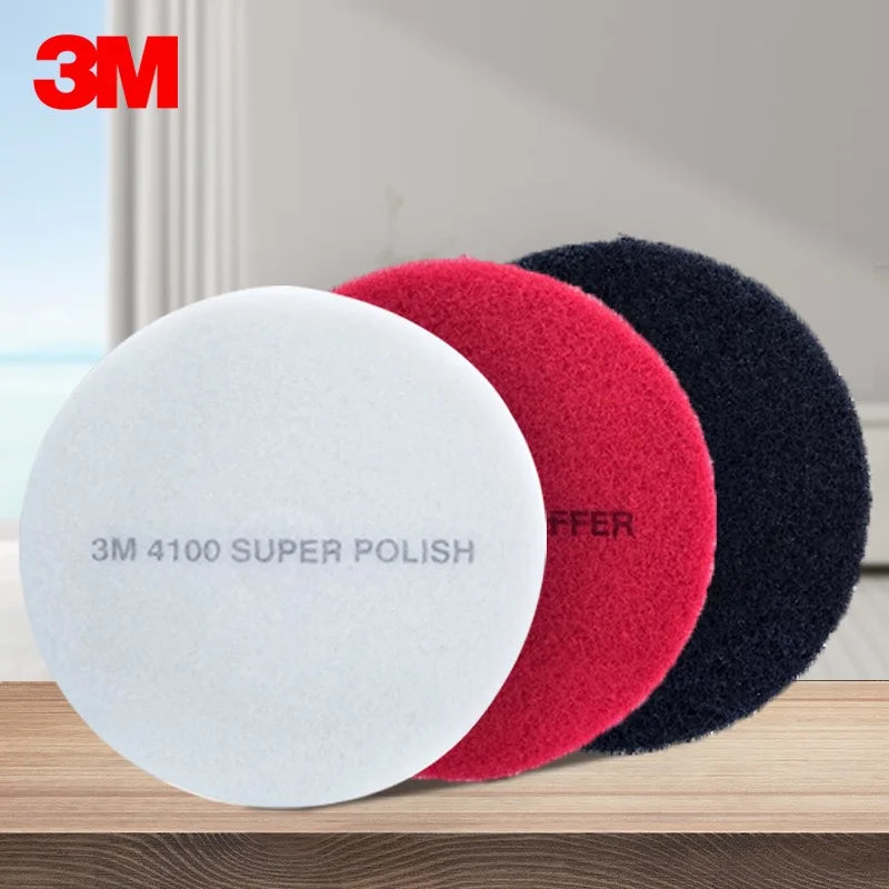 3M 4100 5100  7200 Red  Black Stripper White Buffer Pad Super Polish Pad Floor Pads Cleaning Supplies