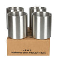 Customized Loog 200ml 300ml 400ml Double Wall Stainless Steel 304 Tumbler Beer Visky Mugs Coffee Cups Mugs