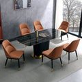 Nordic Hotel Home Backrest Restaurant Chair Light Luxury Coffee Shop Leather Art Leisure Makeup Chair Minimalist Dining Chair