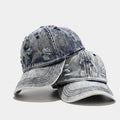 Gorras  Low MOQ Ready to Ship Custom Washed Cotton Distressed Ripped Denim Unstructured  Hat Dad Baseball Caps With Holes