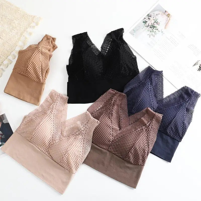 Manlusha Custom Lace Camisole 834# Adult Women's Hot Selling Cross Strap Bra Simple Comfortable Beautiful Back Design OEM China