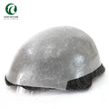 Thin Skin - Nature Hairline Thin Skin Toupee Knotted Indian Human Hair Male Wig Hair Pieces for Man