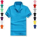230gsm Combed 100% Cotton Pure Color Short Sleeve Breathable OEM  Clothes Cheap Plain Blank Polo Shirts