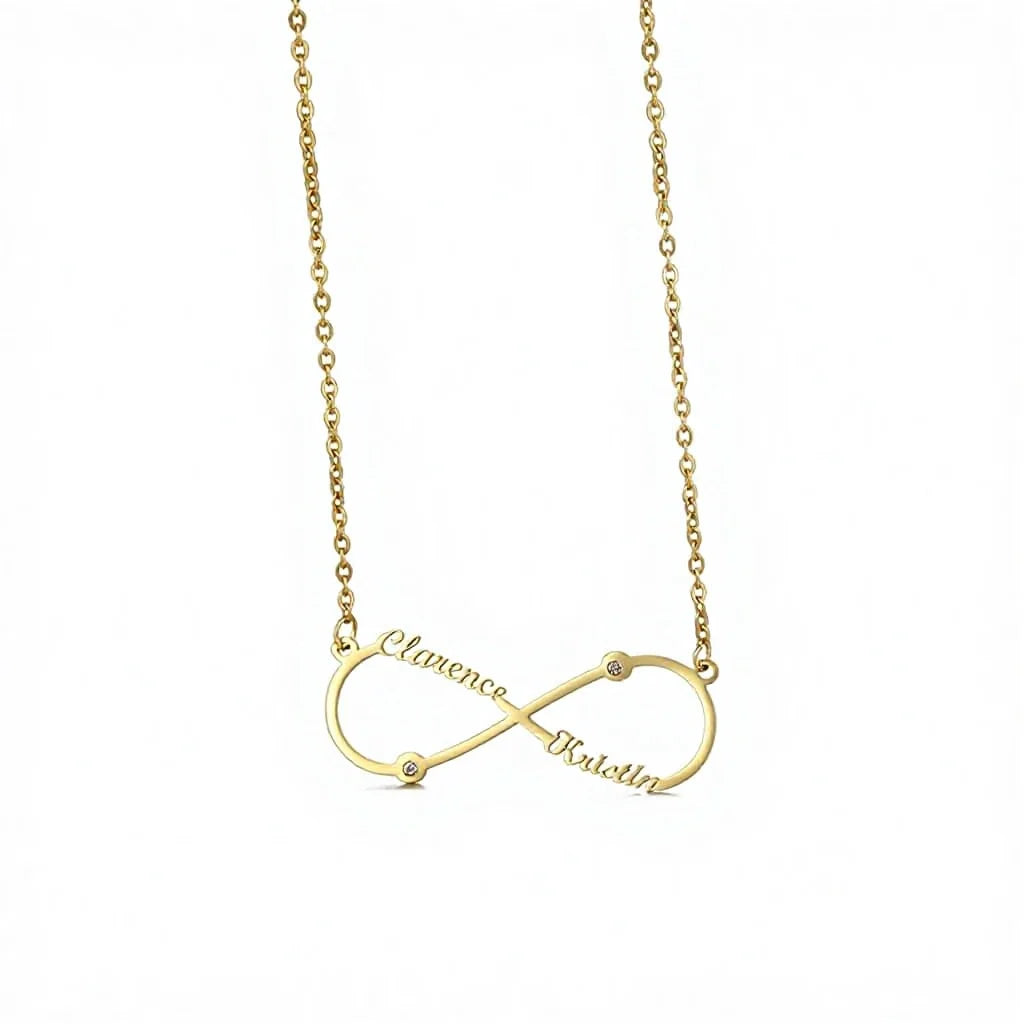 Mother's Day Gift I Love You Mum Grandma Te Quiero Mama Stainless Steel Infinity Pendant Necklaces