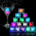Multi Color LED Glow Ice Cube Fast Slow Flashing Led Light up Ice Cube Led Ice Cubes for Drinks Bar Party Wedding Decorations