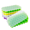 Highly Quality 37 Grids Honeycomb Silicone Ice Cube Tray With Lid for Kitchen Fruit Juice Drink Whiskey Cocktail