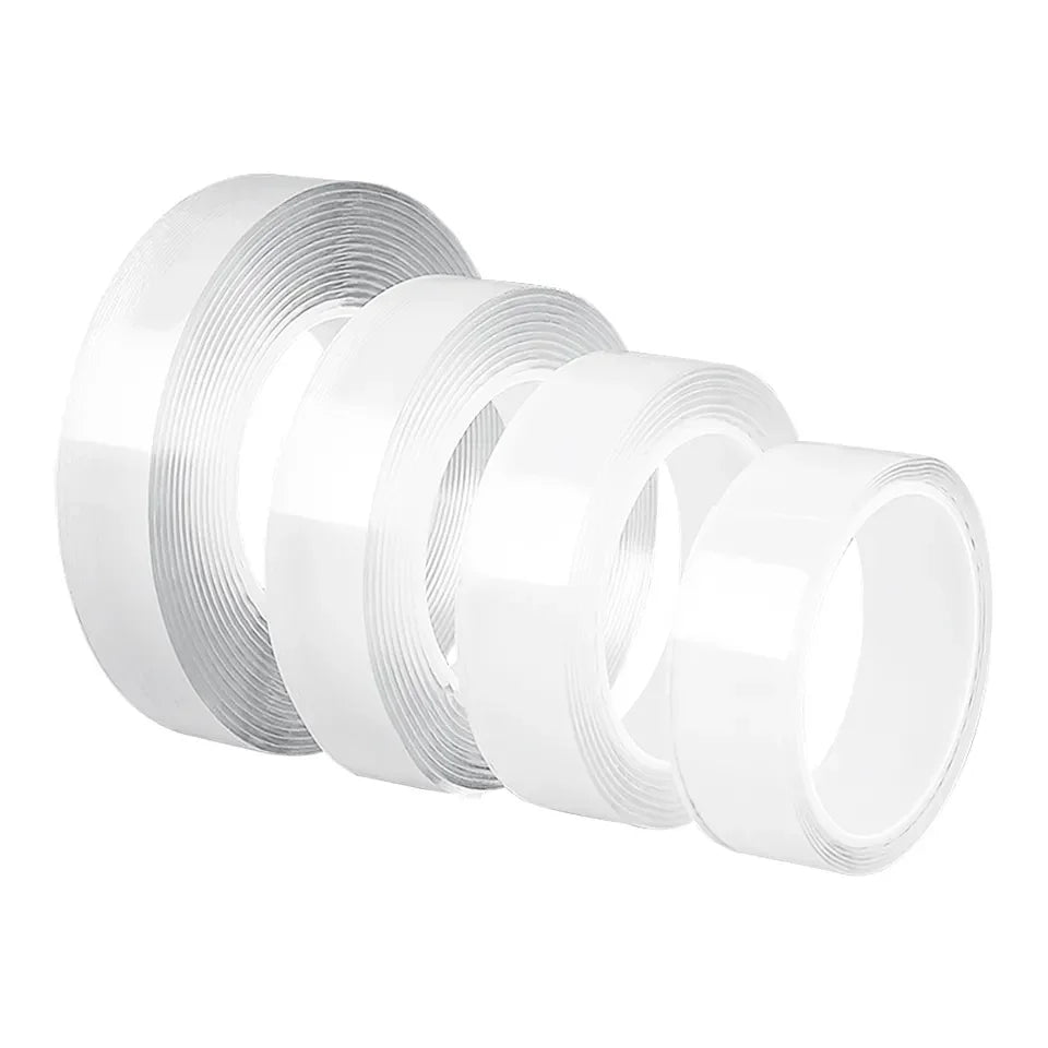 Strong Adhesive 5 Meters Nano Double Gecko Tape Transparent Acrylic Grip Tape for Home Office Car