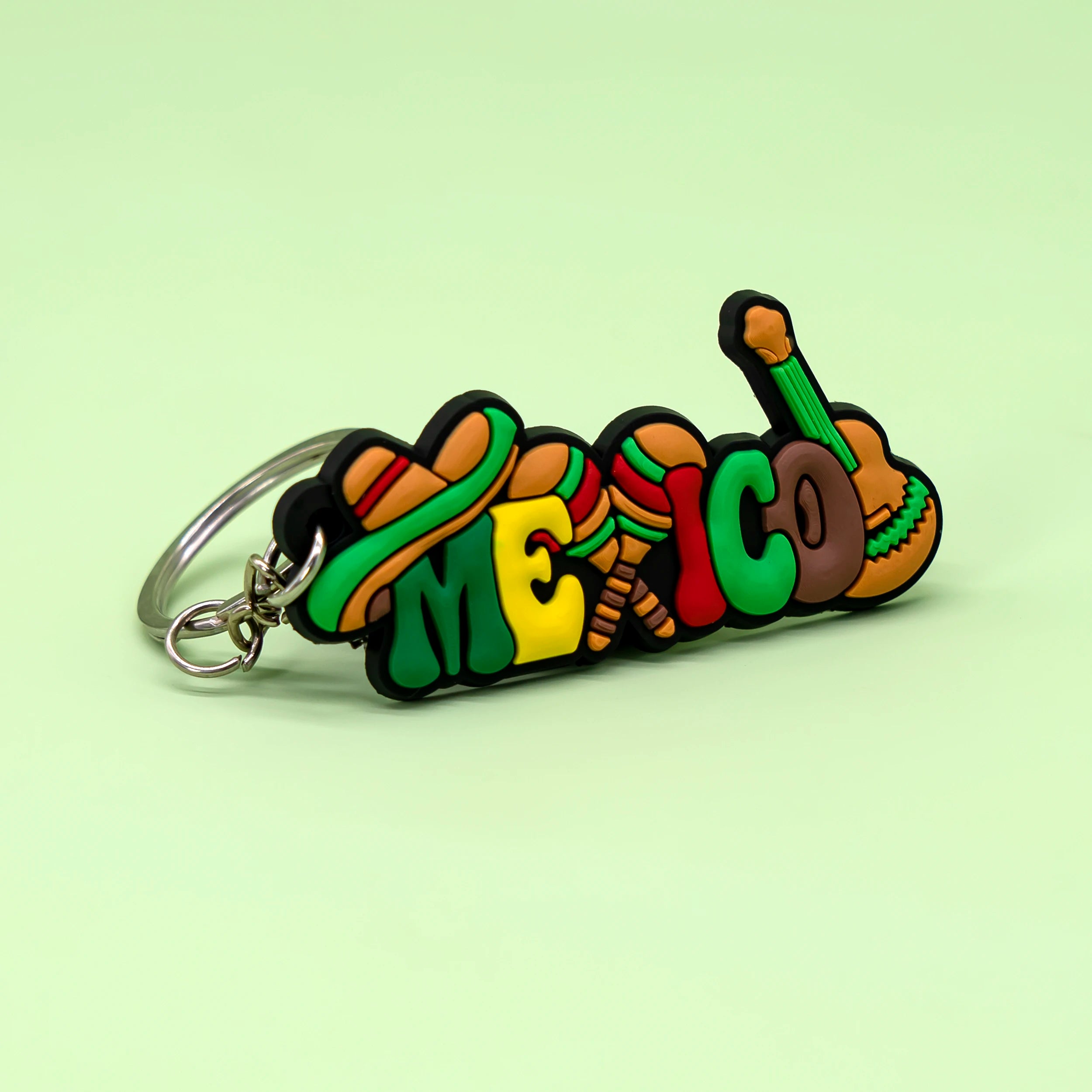 Custom Tacos & Burritos Themed PVC Keychain Mexican Food Rubber Accessories for Gamers & Anime Fans Unique Key Toys