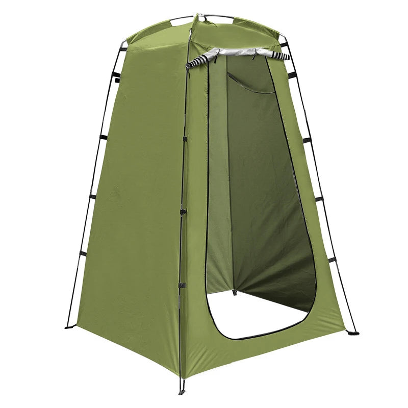 1Room/2Rooms Toilet Tent Shower Oversize Space Privacy Portable Outdoor Tents for Camping Changing Dressing Room Shelter