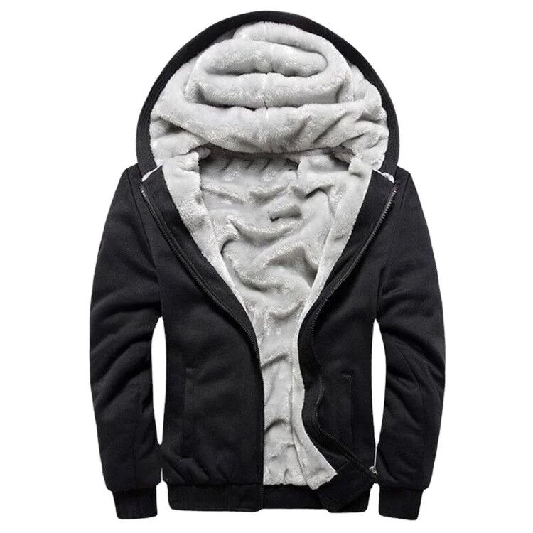 2022 New Design Winter Fluff Heavy Hooded Jacket for Men