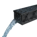 Heavy Duty 150x150mm HDPE Linear Drain Cover with Drain Channel Ditch Channel for Driveway Rainwater Drainage