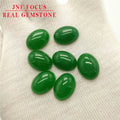 Loose Gemstone Eggs Product Stone Ornament Malay Jade Oval Ring Gem Stone Semi-Finished Product Accessories Gem Accessories