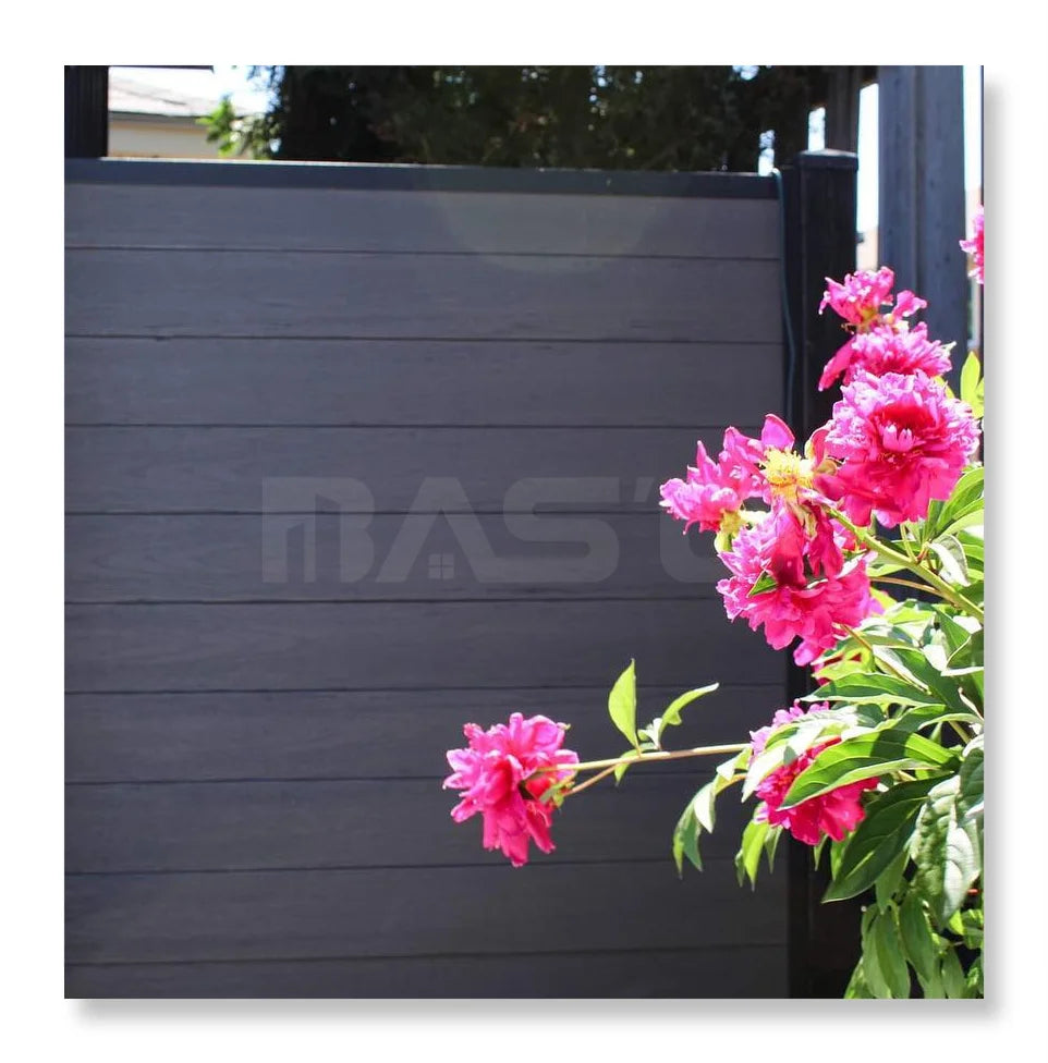 Decorative Easy Assemble Outdoor Park Plastic Wood Fence Exterior Wpc Fence Panel for Garden